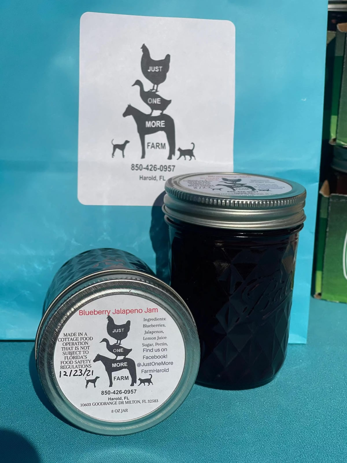 Blueberry Jalapeño Jam