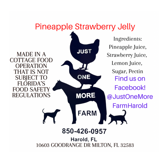 Pineapple Strawberry Jelly